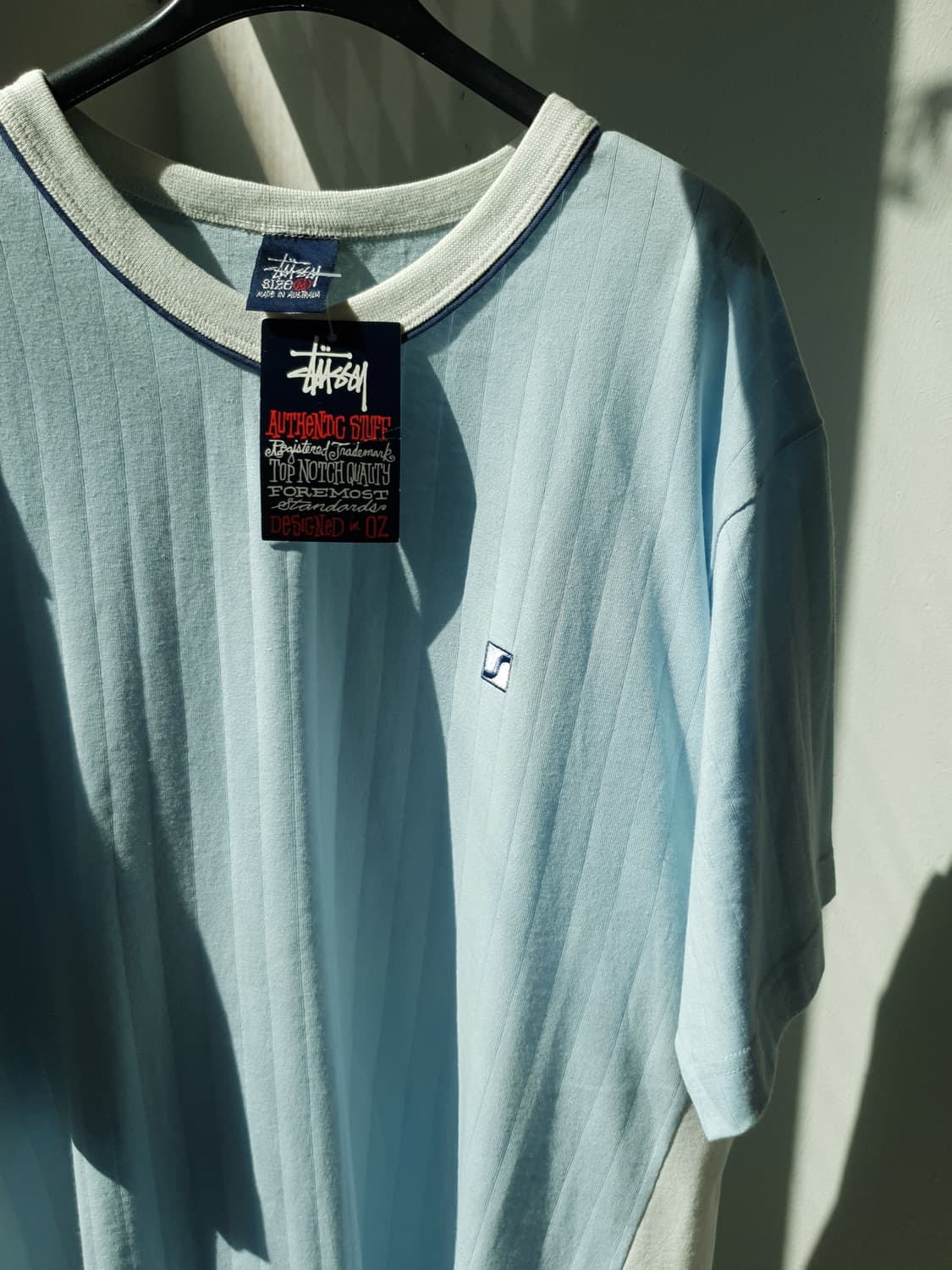 90s STUSSY football tee 상품이미지7