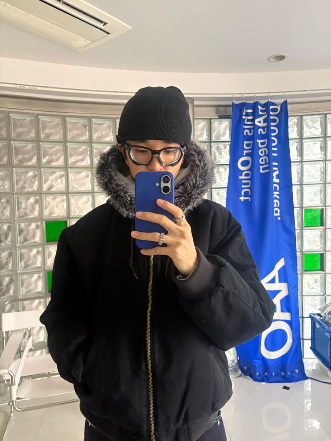 FUR HOODIE JAC 인조 모피 후드 재킷 상품이미지5