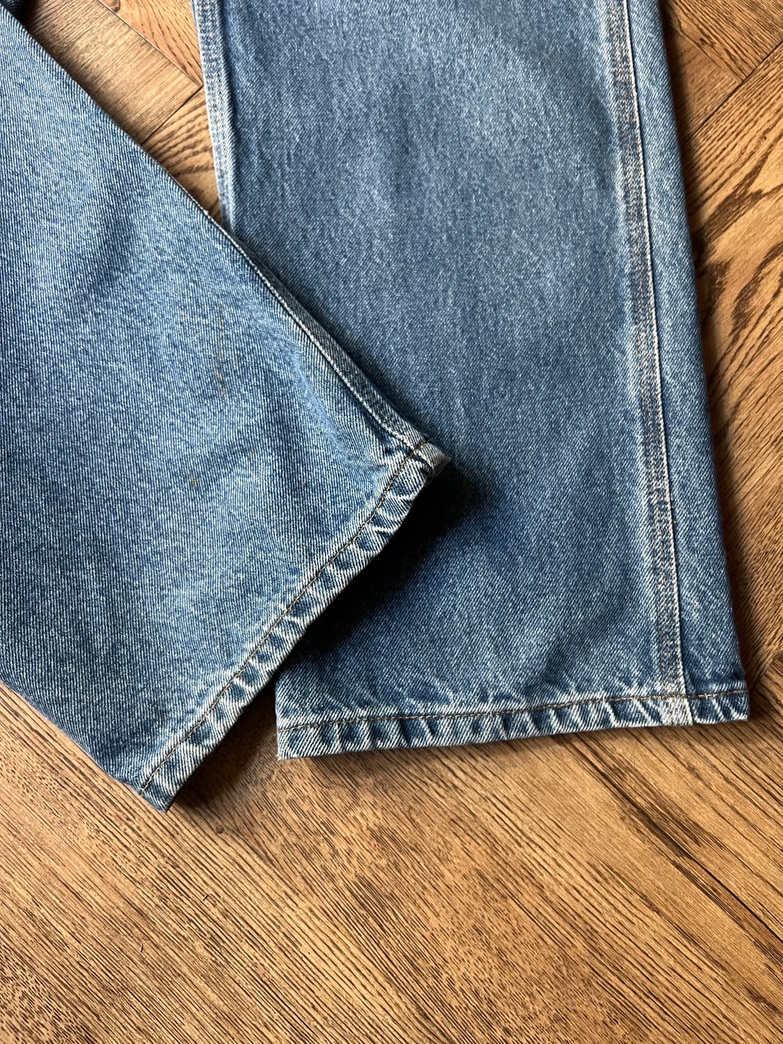 [36]칼하트 USA 미디엄블루 싱글니 카펜터 워크 데님 팬츠 상품이미지7