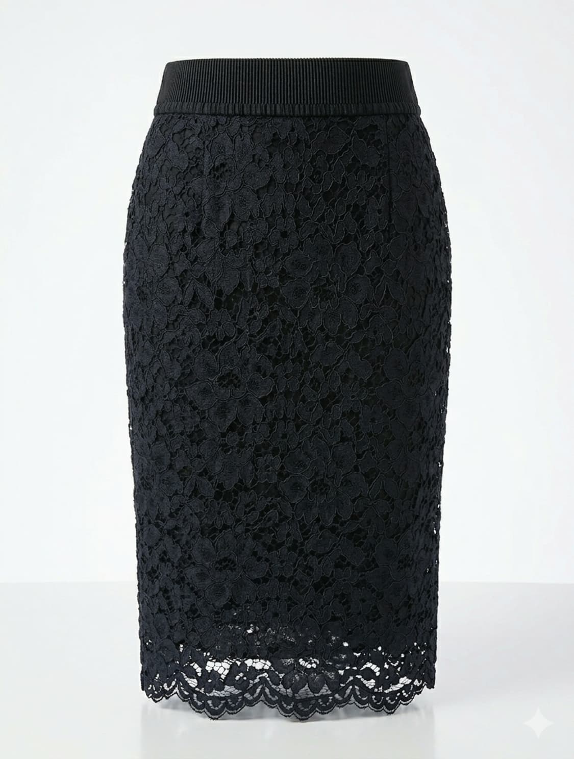 질바이질스튜어트 레이스 H라인 스커트 S 블랙 | 투웨이 지퍼 단정핏 상품이미지3
