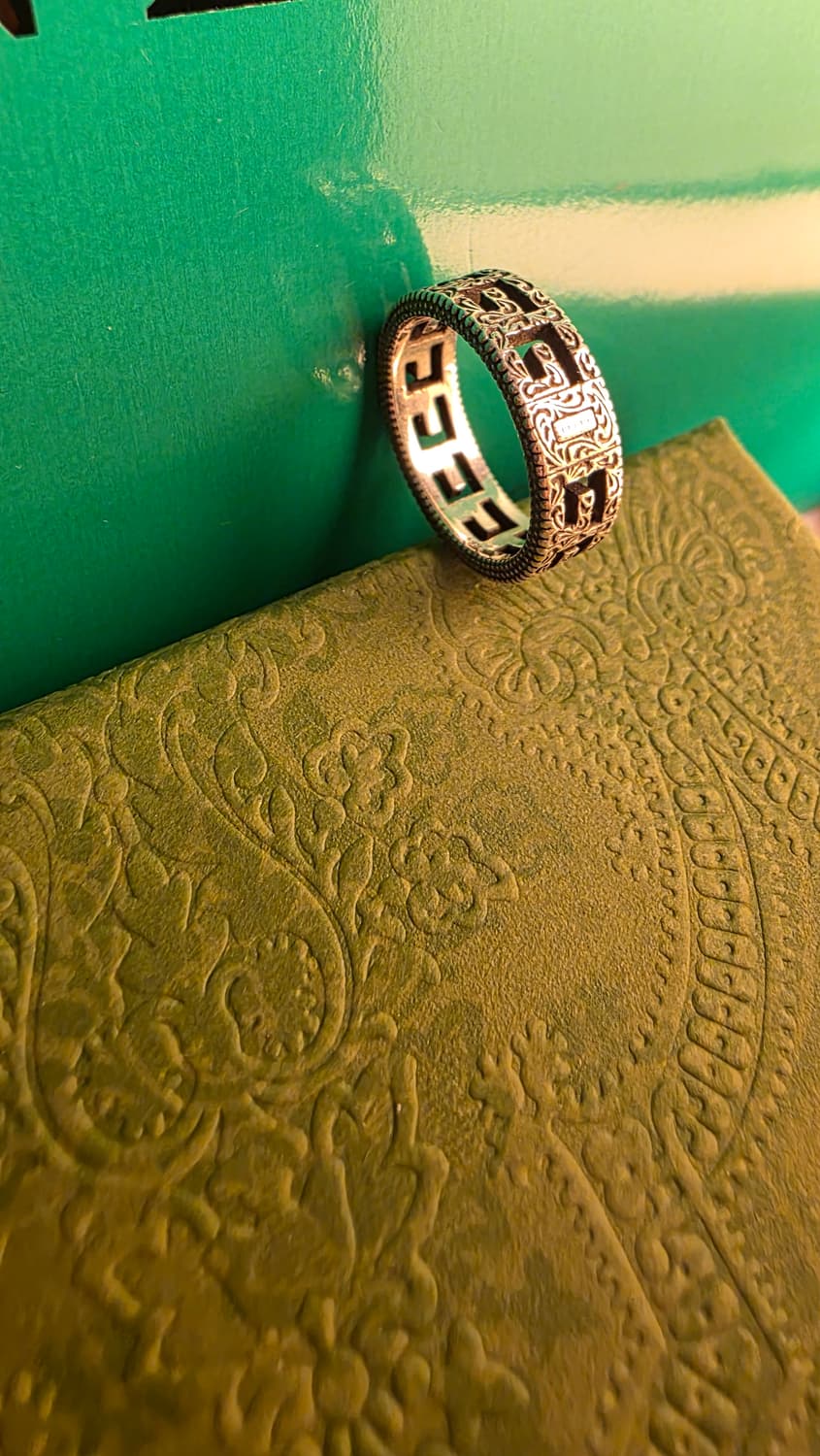 [19,새상품급]구찌 G 스퀘어 반지 상품이미지3