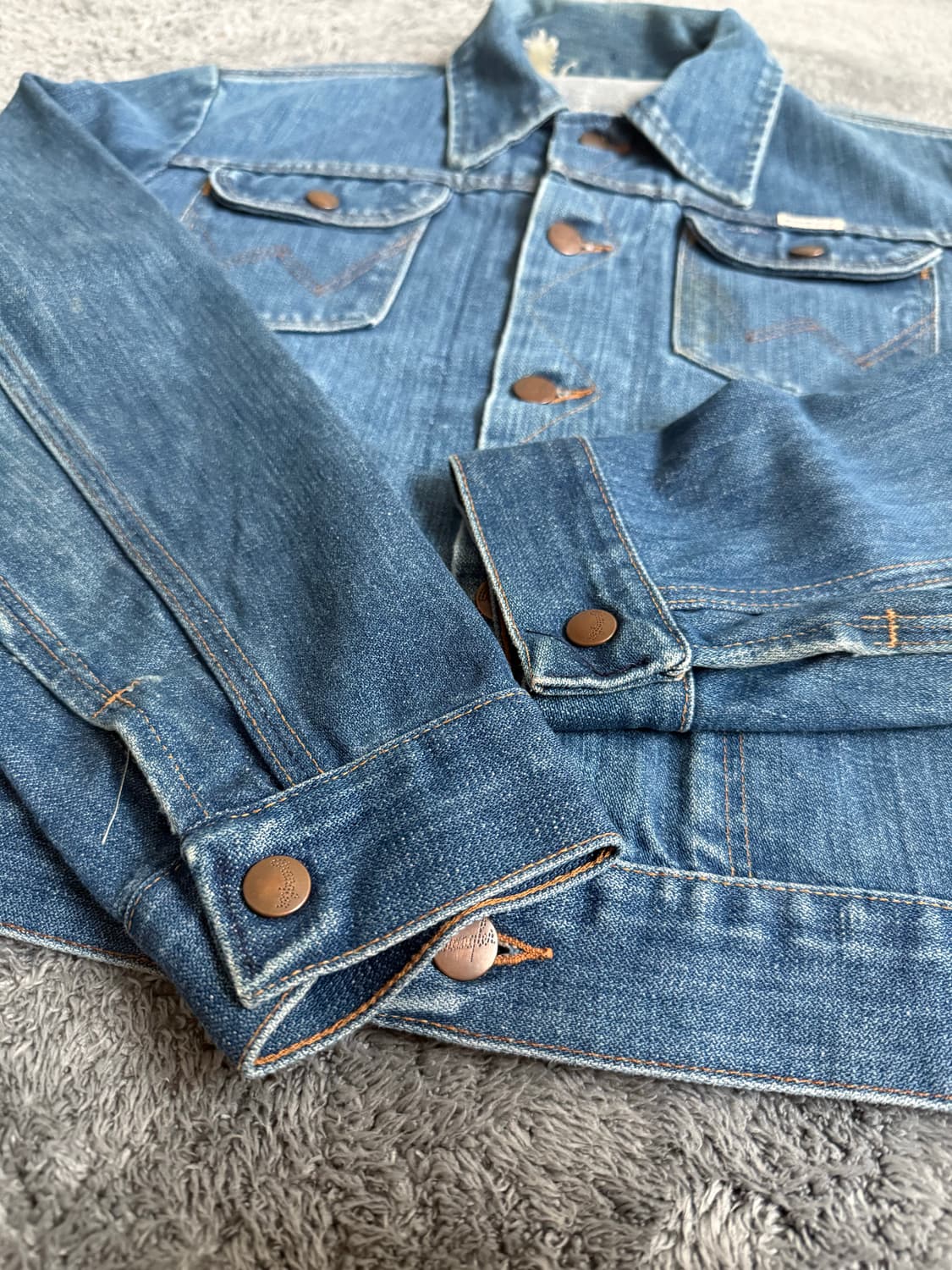 70-80s USA 랭글러 126mj 데님자켓 청자켓 상품이미지6