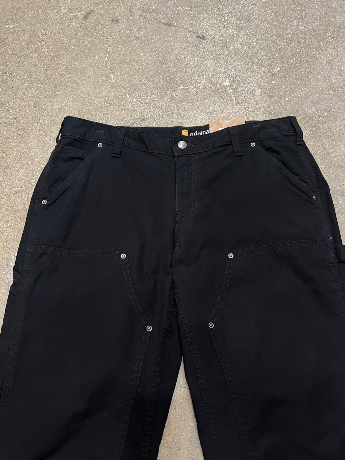 칼하트 더블니 오리지널핏 블랙 상품이미지3