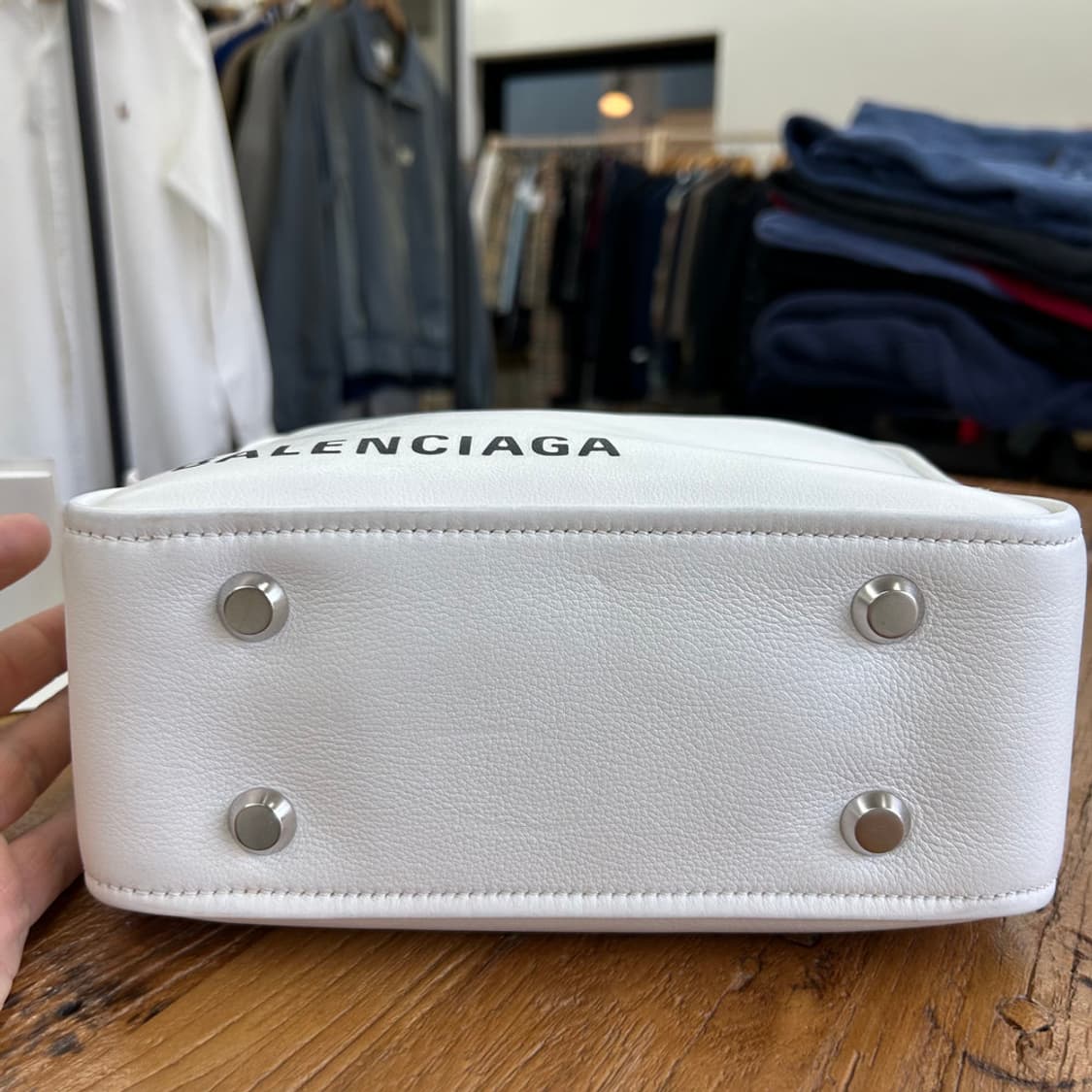 16273 - 발렌시아가 트라이앵글 스퀘어 토트 숄더백 상품이미지4