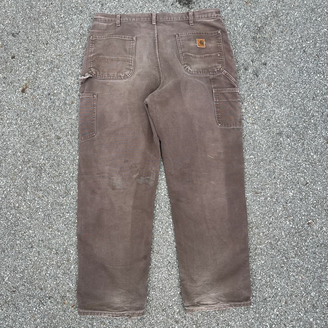 [38] 00s 칼하트 더블니 다크브라운 하드 페이드 상품이미지6