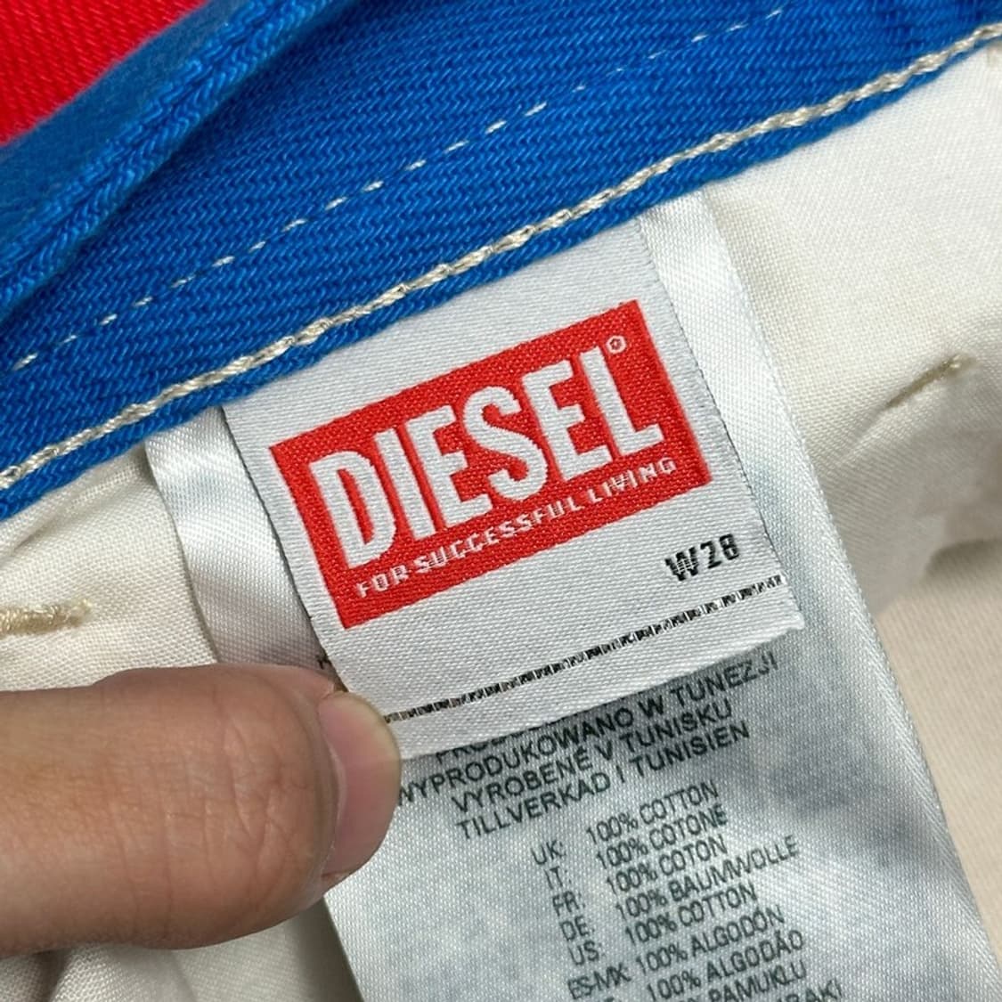 DIESEL 스트레이트핏 데님 팬츠 28 상품이미지7