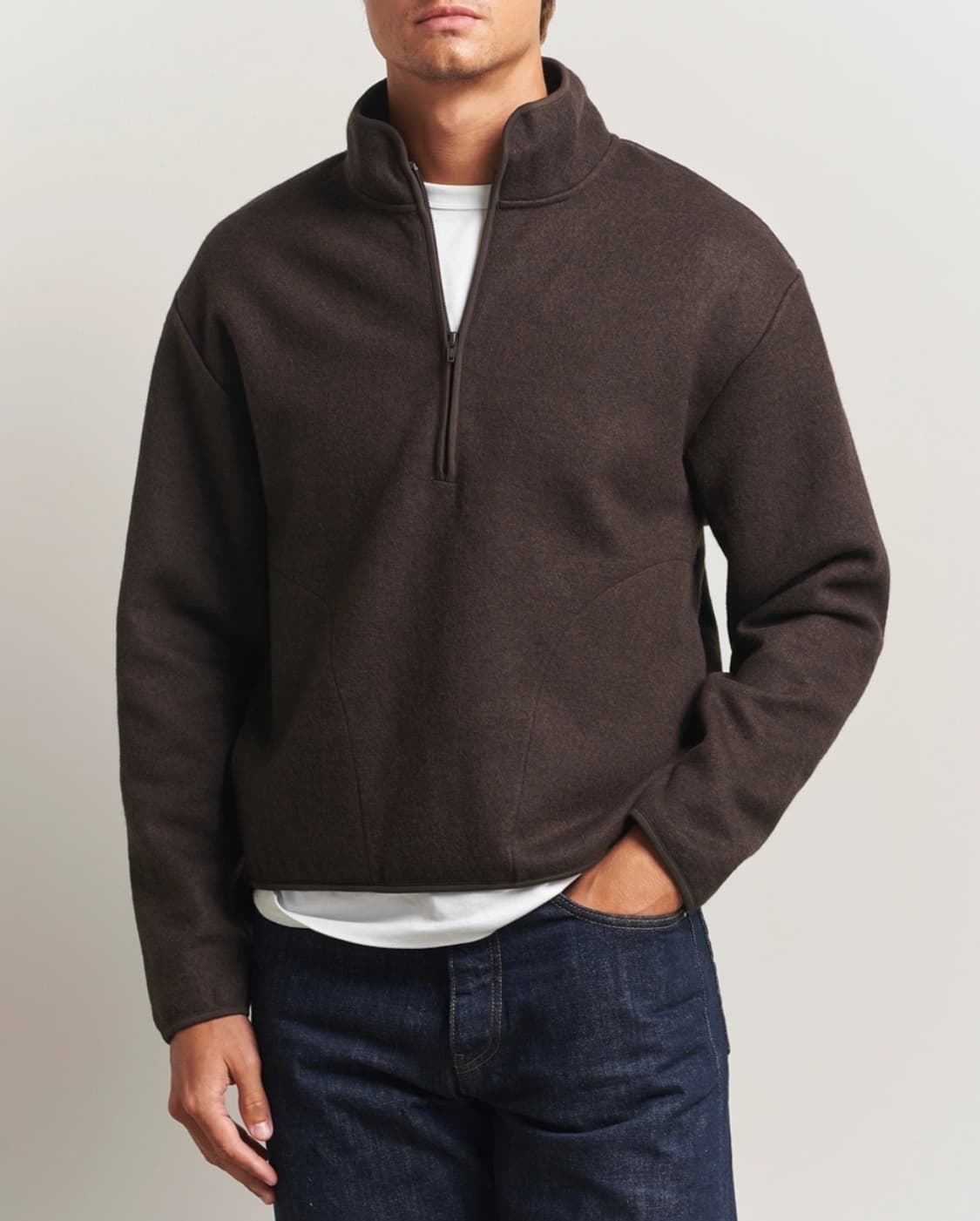 썬플라워 브라운 집업(사이즈: L / 105) 상품이미지2