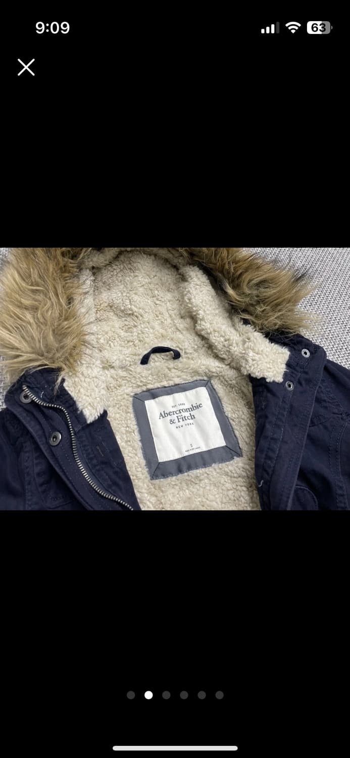 아베크롬비 털안감 더플자켓 여S 상품이미지2