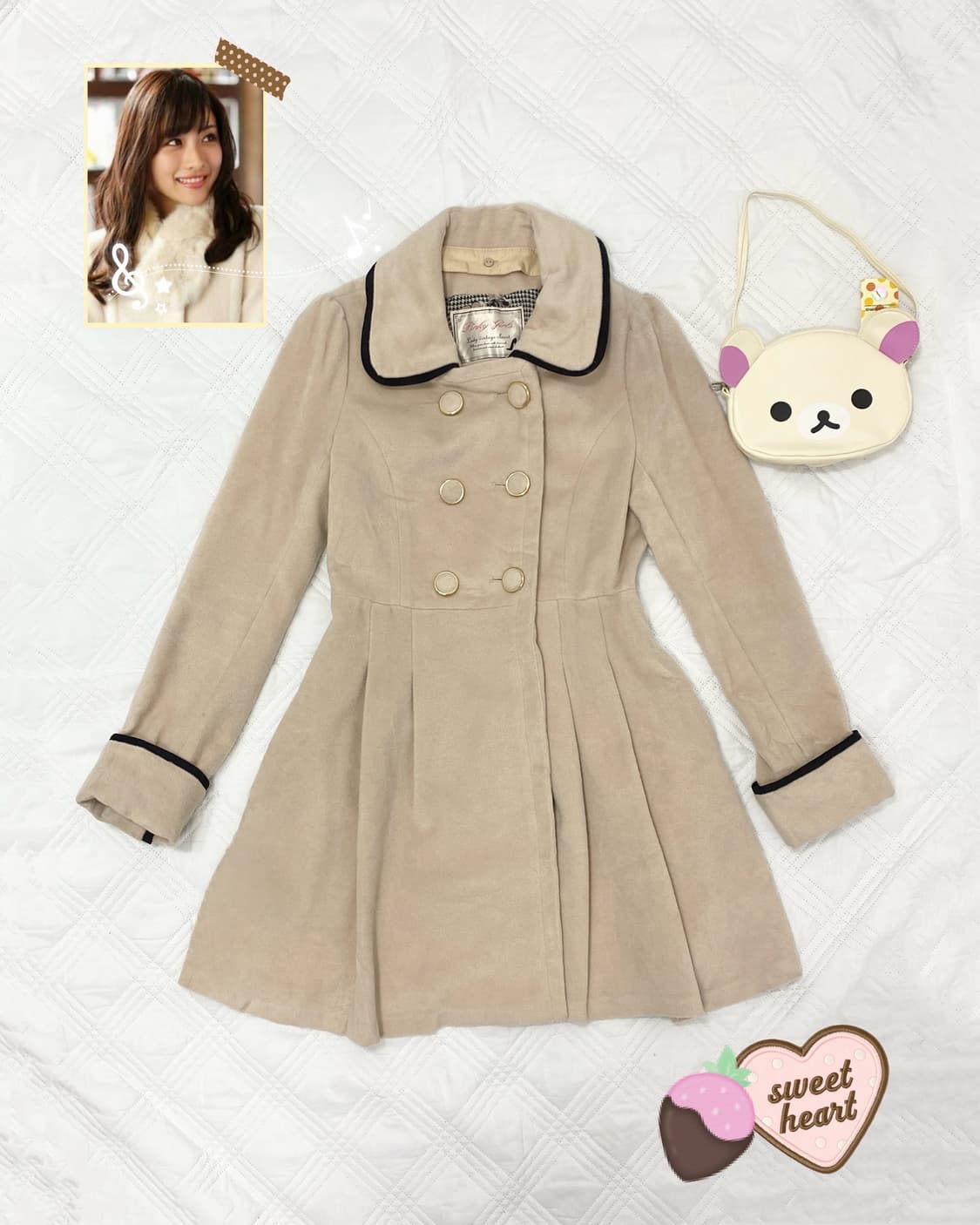 ꒰ঌ 실연 쇼콜라티에 ! 코어 로걀 코트 ໒꒱ 상품이미지1