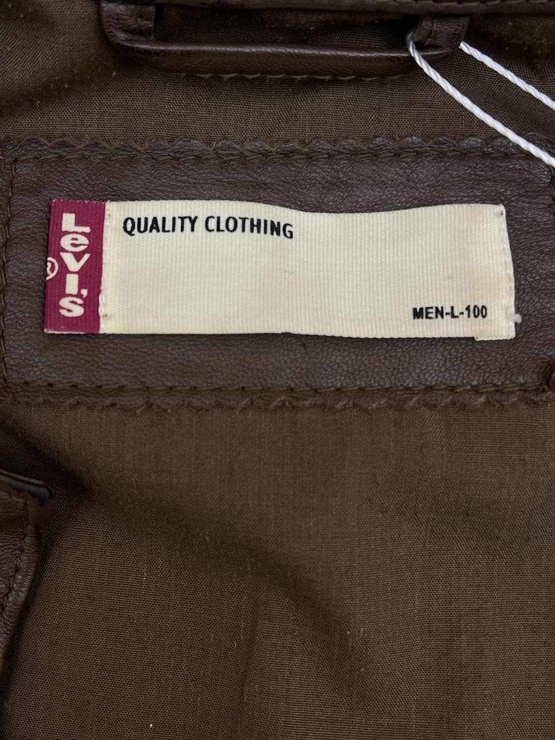 리바이스 램 레더 바이커 집업 베스트 상품이미지6