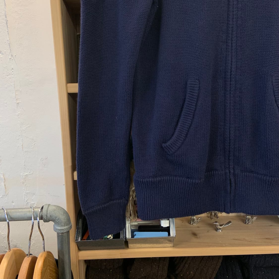 폴로 랄프로렌 패치 니트 집업 상품이미지4