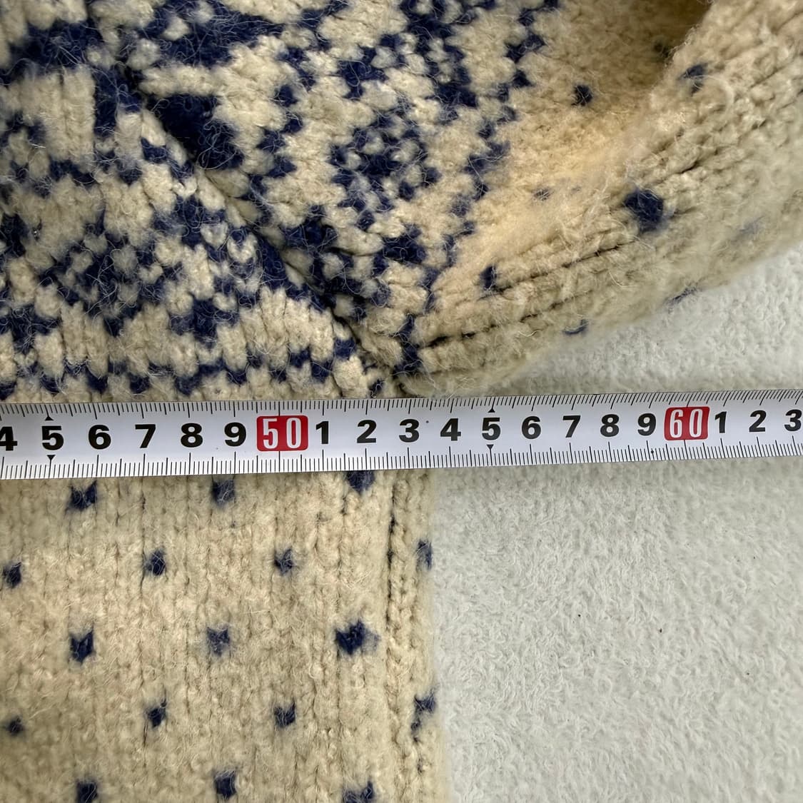실측확인 빈티지 노르딕 패턴 가디건 0511T 상품이미지5