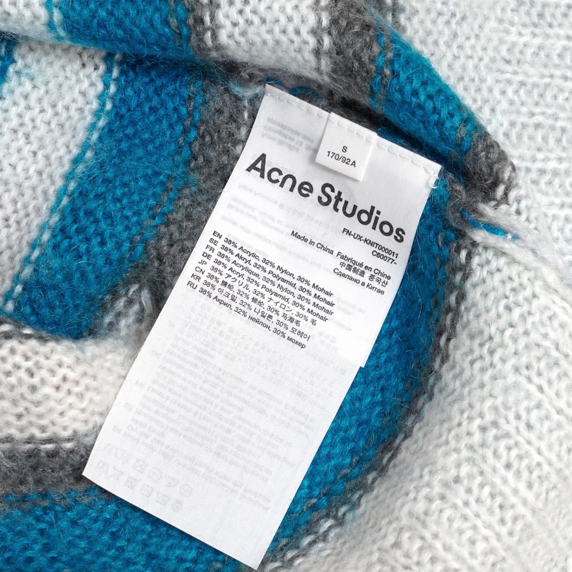 아크네 스튜디오 멀티컬러 니트 상품이미지9