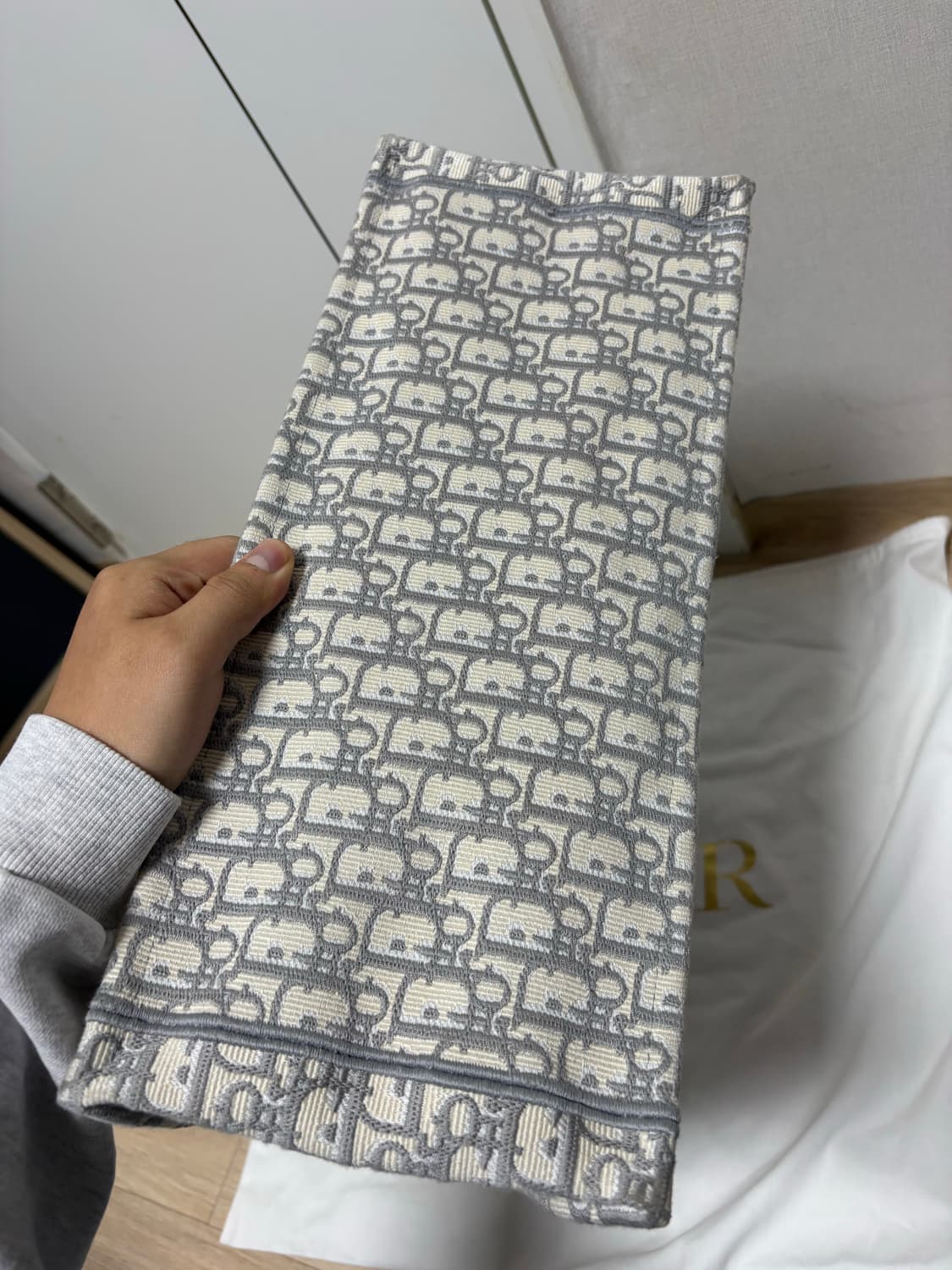 (새상품급, 풀구성) 디올 오블리크 북토트백 라지 상품이미지7