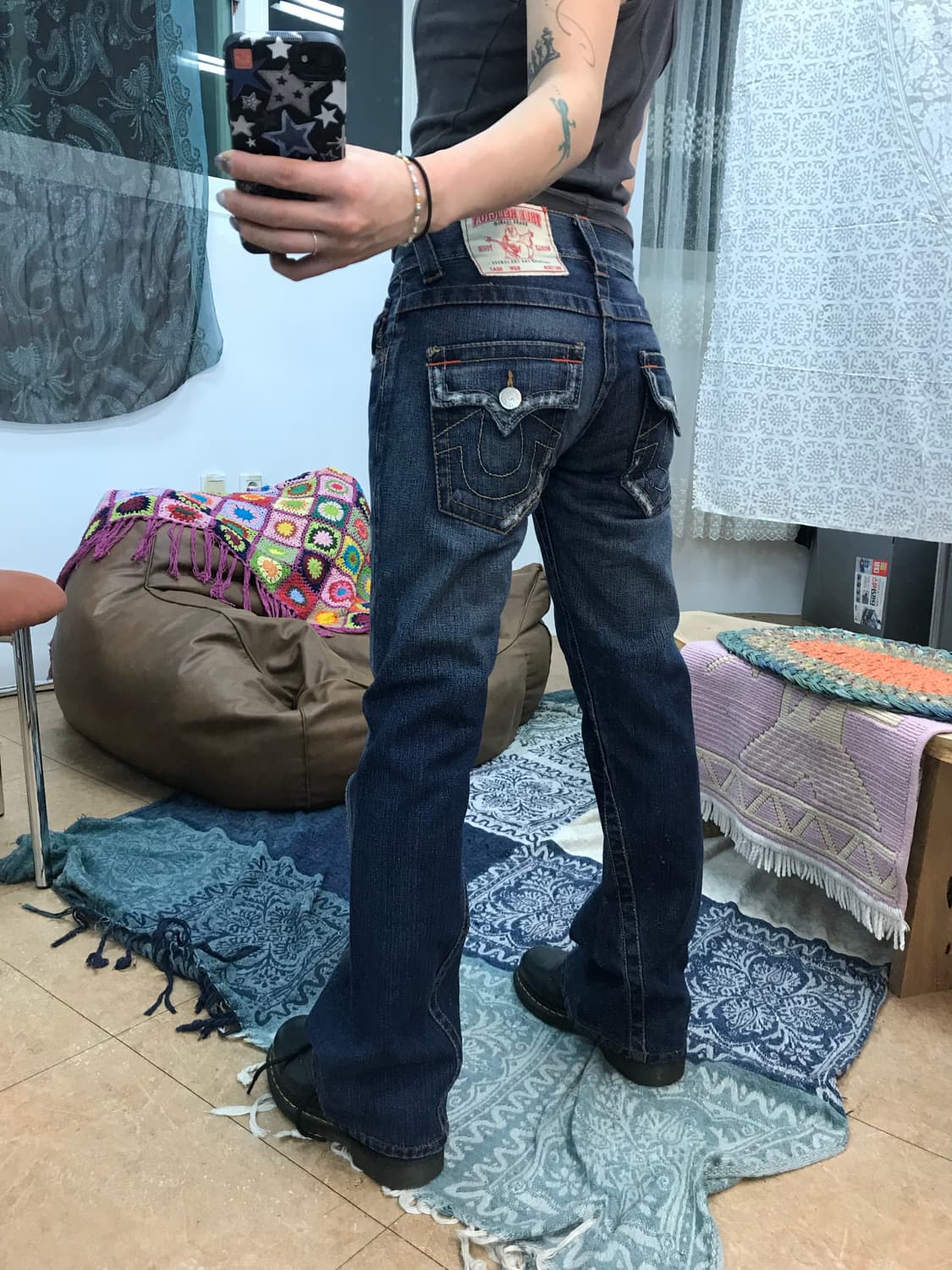 트루릴리젼 여성 부츠컷 데님팬츠  상품이미지1