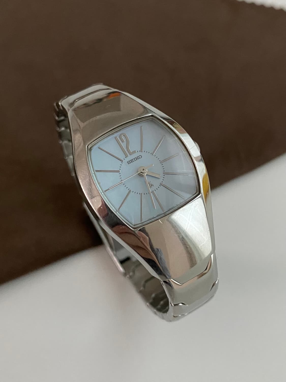 Seiko 세이코 쉘 실버 사파이어 레이디스 상품이미지1