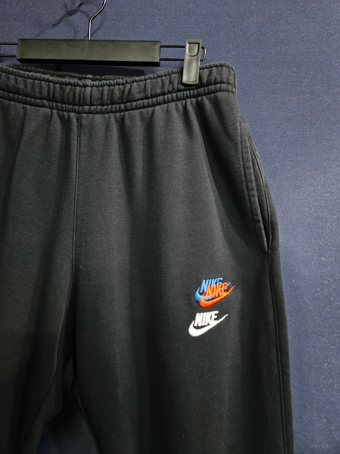 나이키 자수 블랙 남성 허리 32~34 조거팬츠  상품이미지4