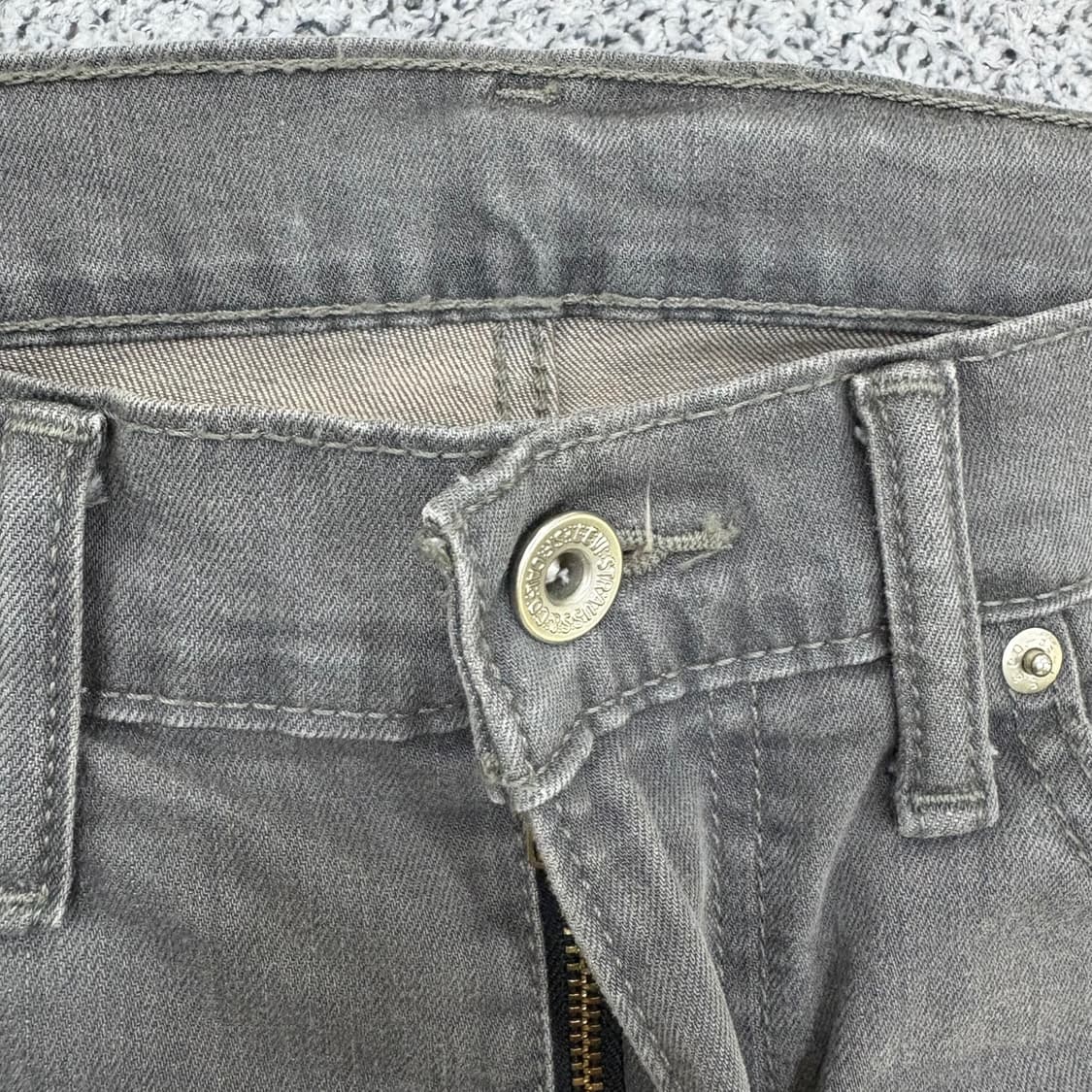 W30 리바이스 그레이 데님 팬츠 0421J 상품이미지2