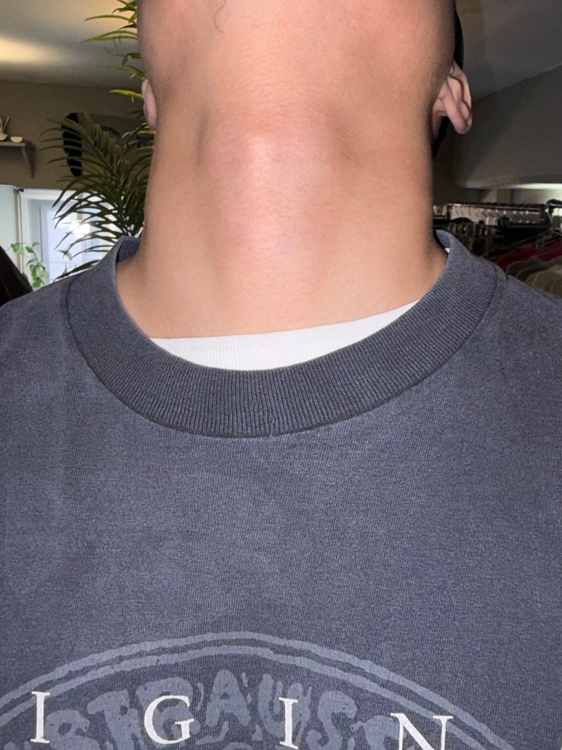 90’s Levi’s 501 logo print hard faded T 상품이미지3