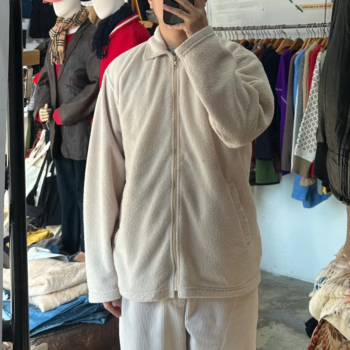 (착용컷) CRESCENT MAX 플리스 자켓 (남성용 100) 상품이미지3