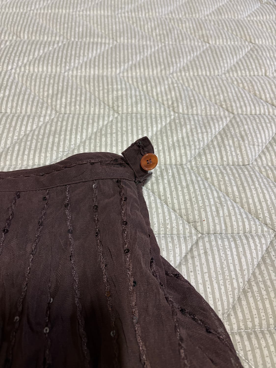 Brown vintage skirt 상품이미지5