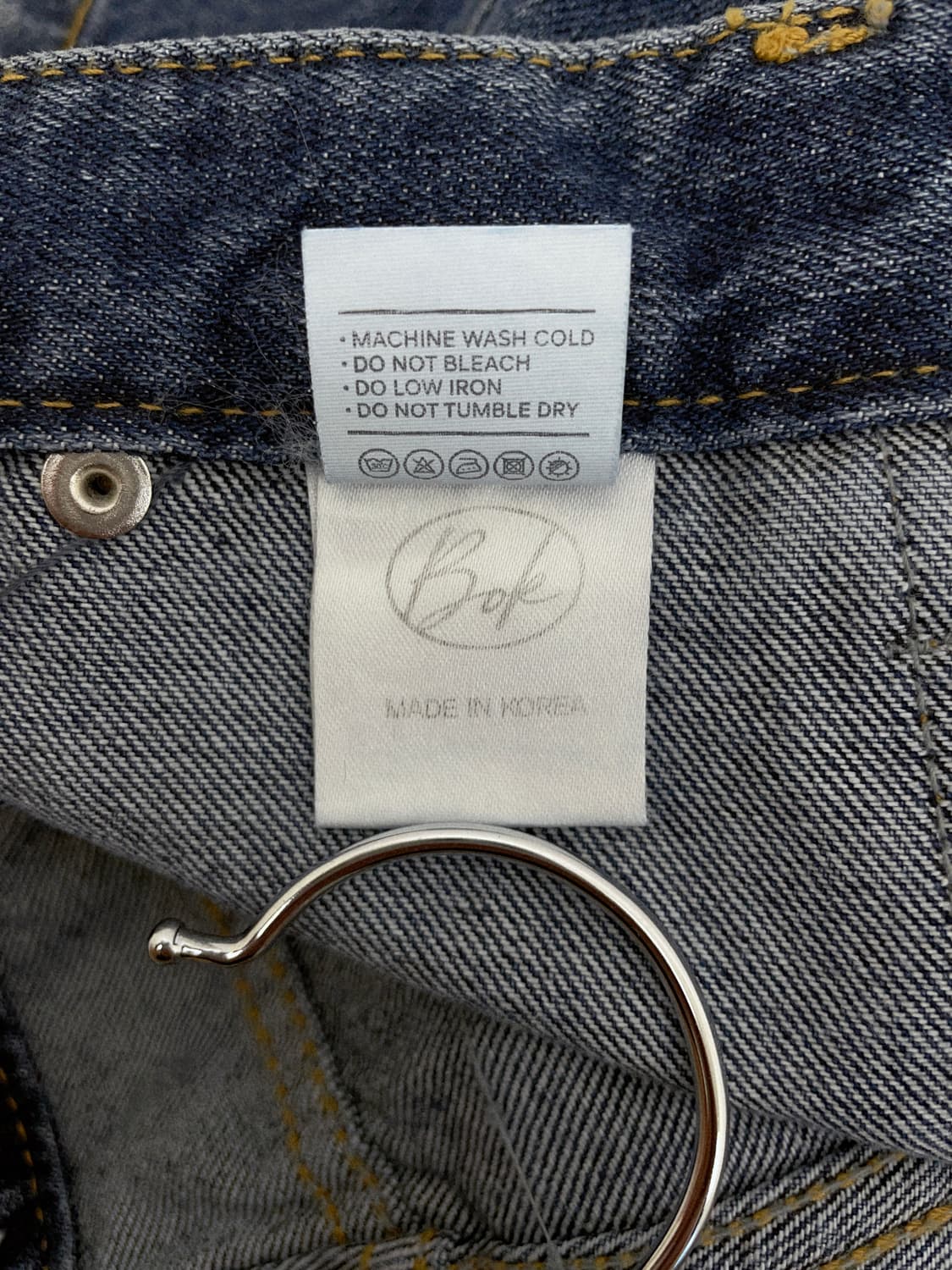 BOK PLACE 데님 카고 팬츠 상품이미지3