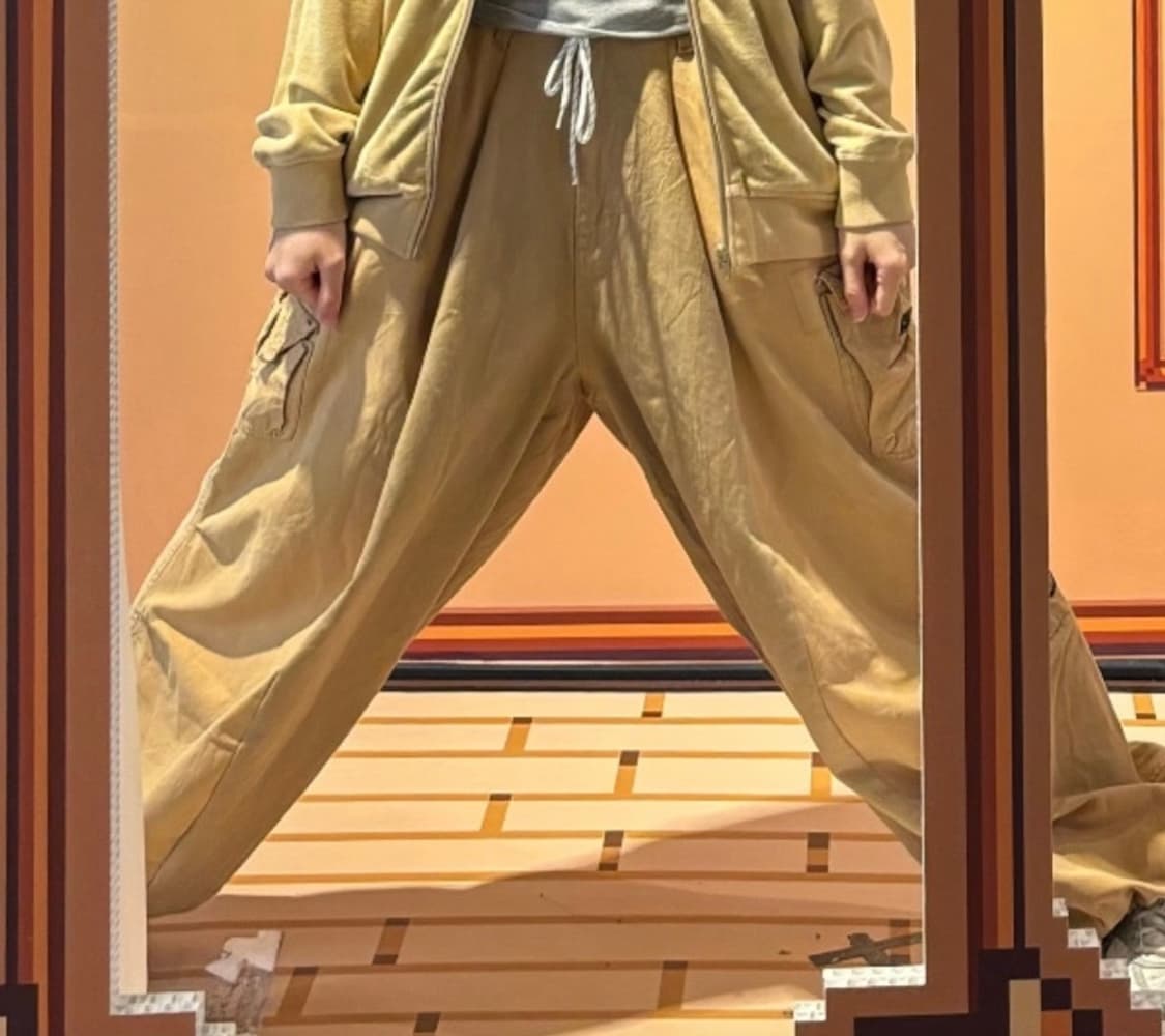 빈티지 오버핏 패치 카고팬츠🦁🦘🌍 상품이미지4