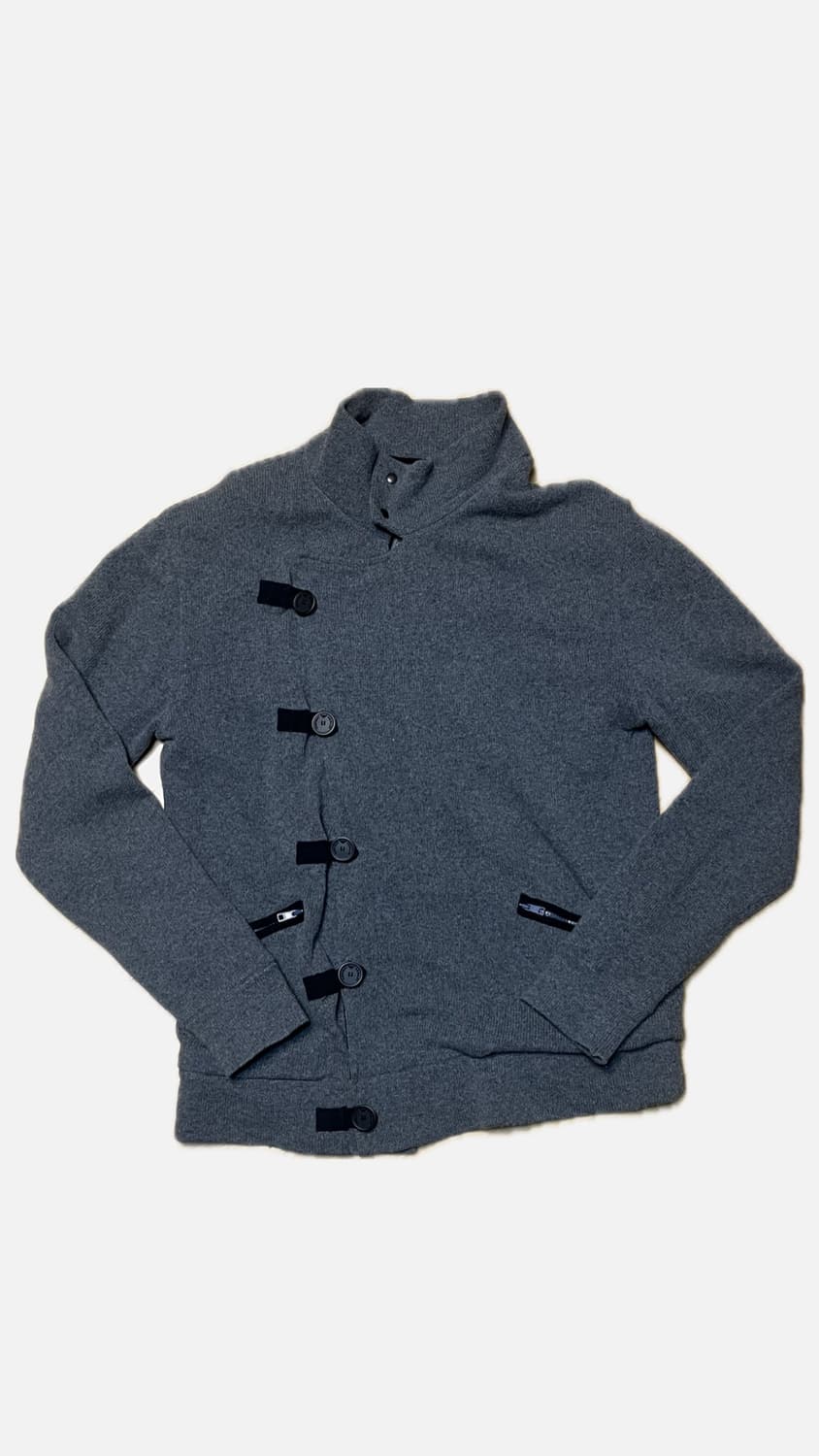 엠포리오 아르마니 비대칭 펜싱 니트자켓 m 나폴레옹 상품이미지1