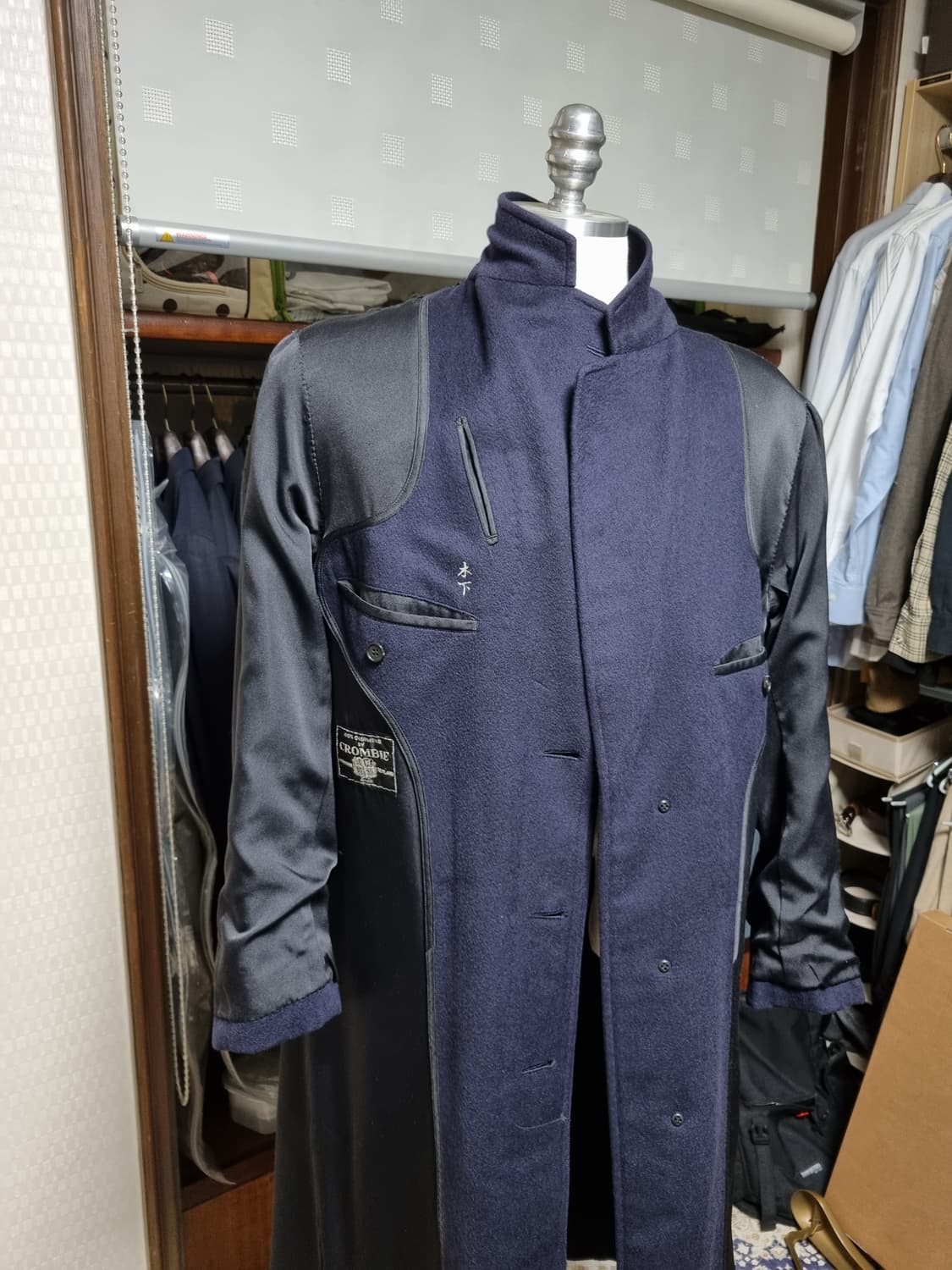 크롬비 캐시미어100 체스터필드 코트 상품이미지9