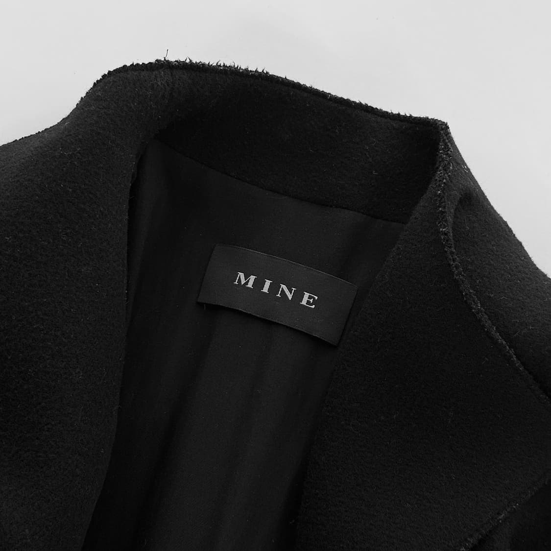 마인 울 블렌드 벨티드 코트 상품이미지2