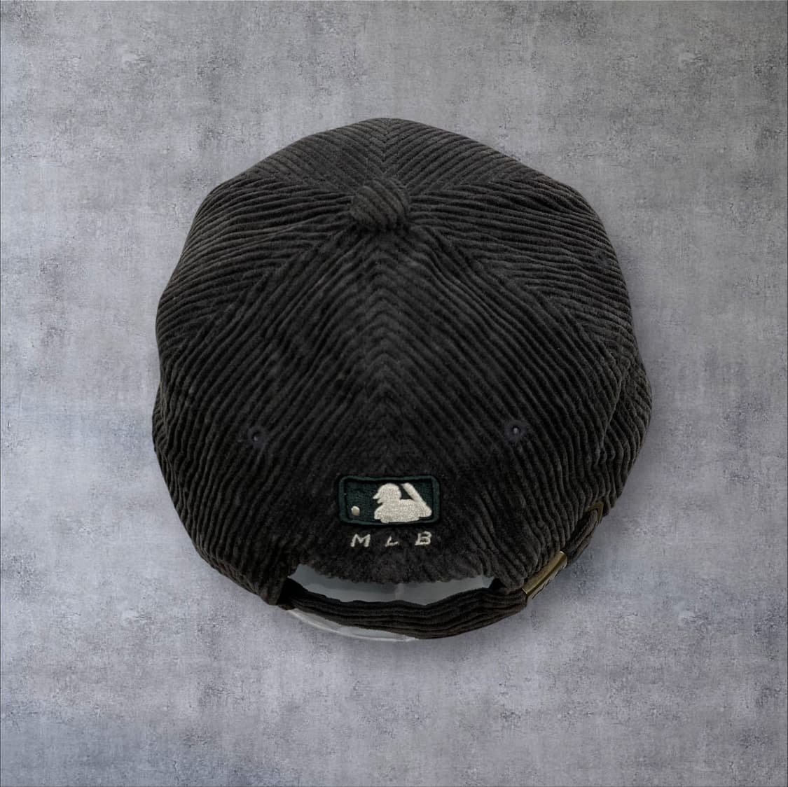 MLB 뉴욕양키스 로고 코듀로이 볼캡 상품이미지4