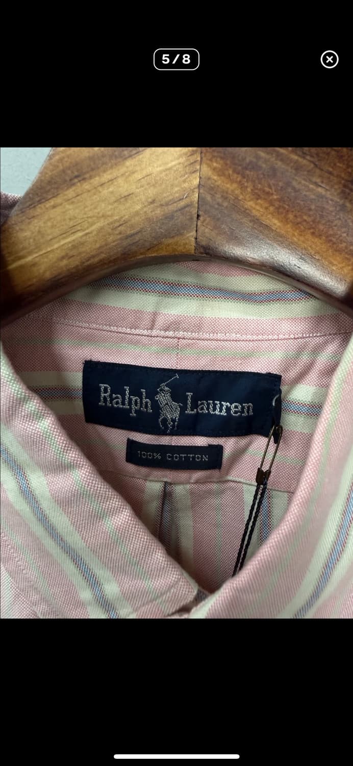 폴로랄프로렌 핑크 스트라이프 셔츠 A3135 상품이미지5