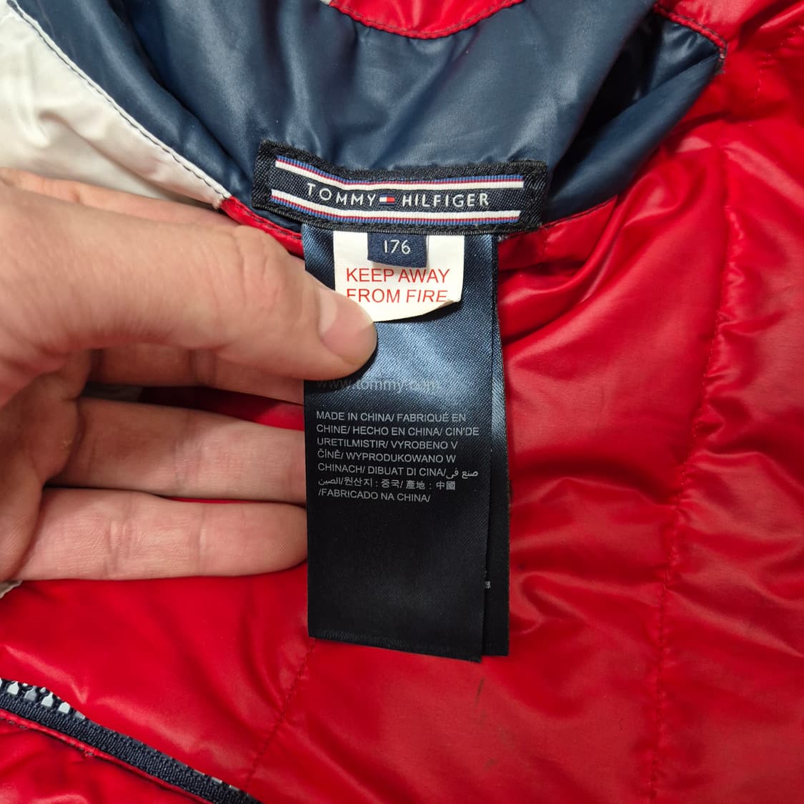 타미힐피거 남성 리버시블 경량패딩 덕다운자켓 상품이미지10