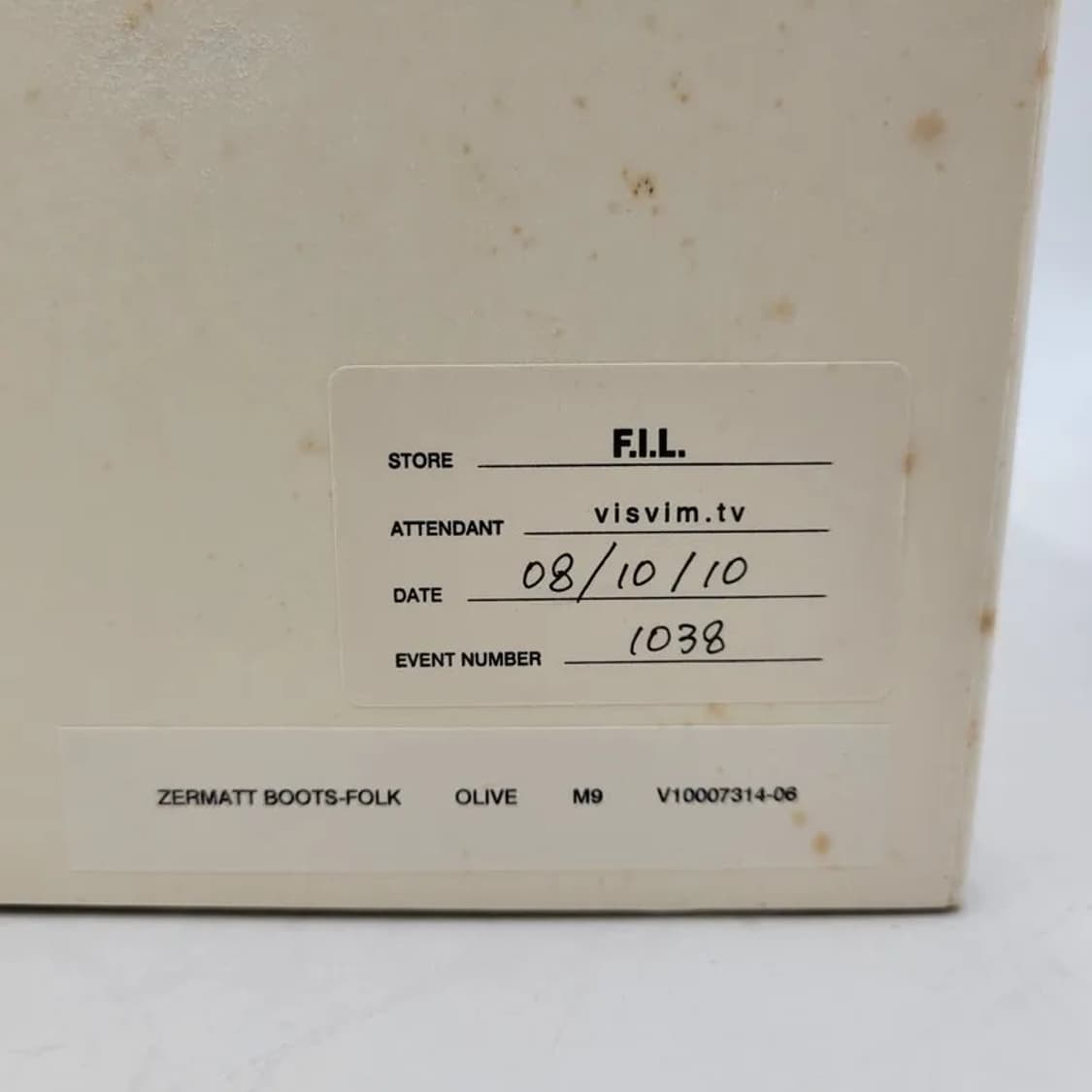 비즈빔 제르마트(Visvim Zermatt) 올리브 스웨이드 9 사이즈  상품이미지10