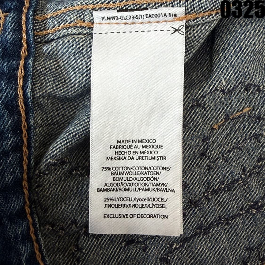 폴로 랄프로렌 패치 데님 트러커 자켓 S 0325 상품이미지8