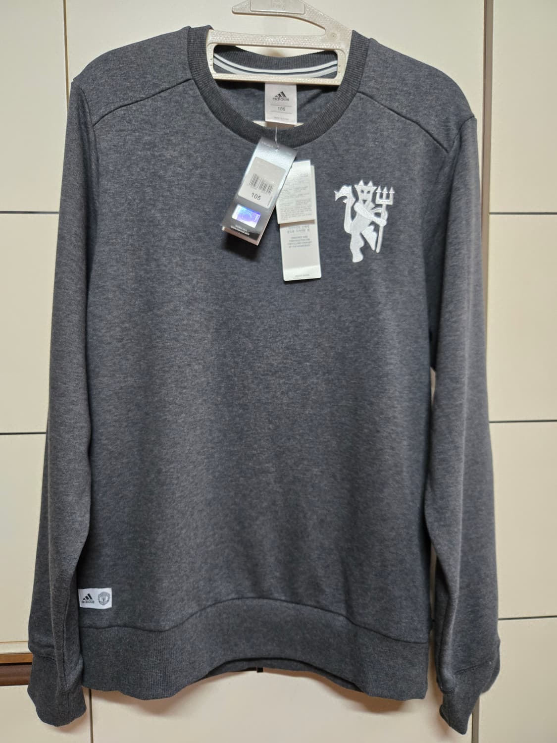 아디다스 맨체스터 유나이티드 크루 맨투맨(택달린새상품) 상품이미지1