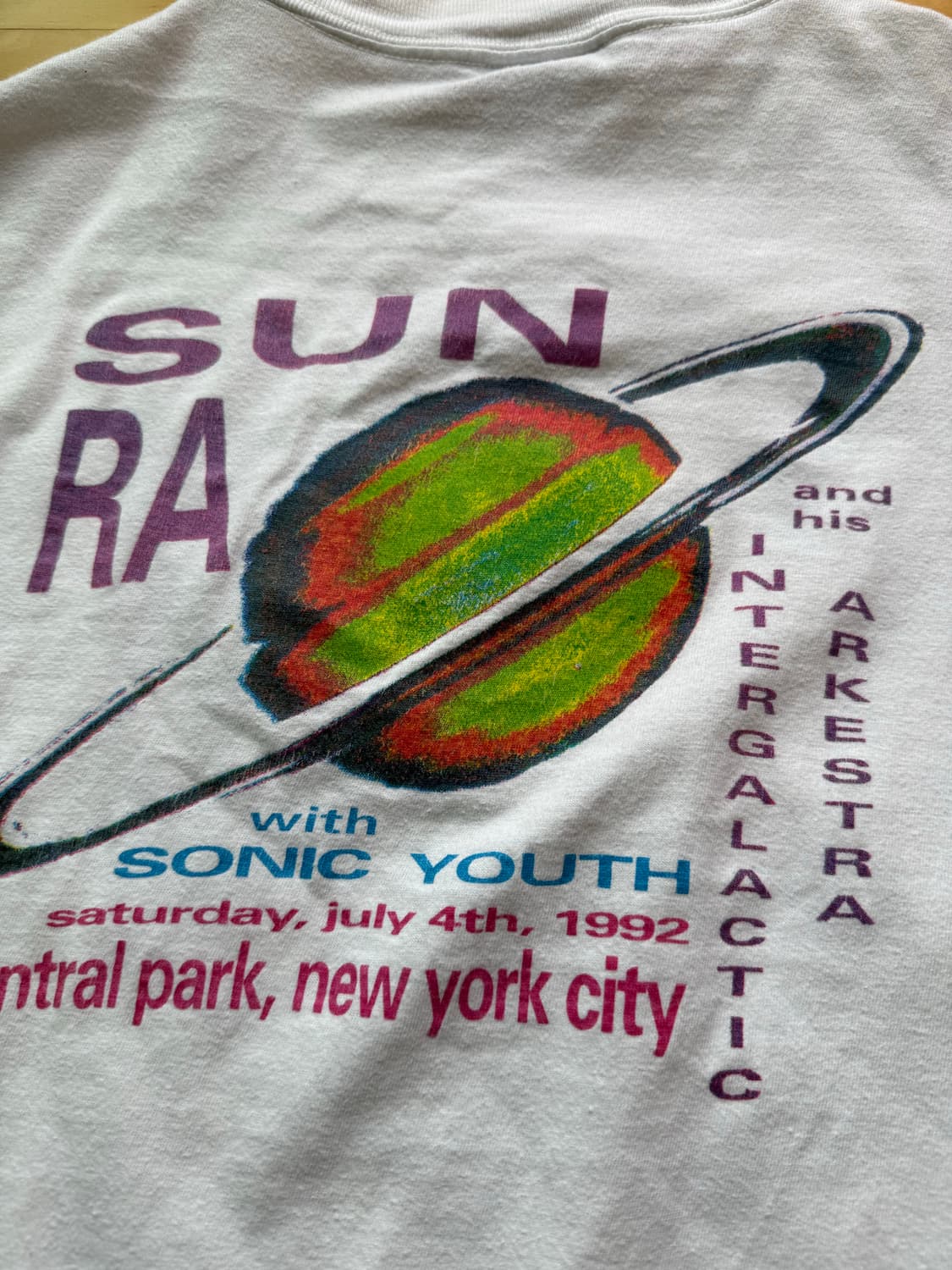 1992 소닉 유스 선 라 뉴욕 공연 bomb pop 팝시클 티셔츠 L 상품이미지10
