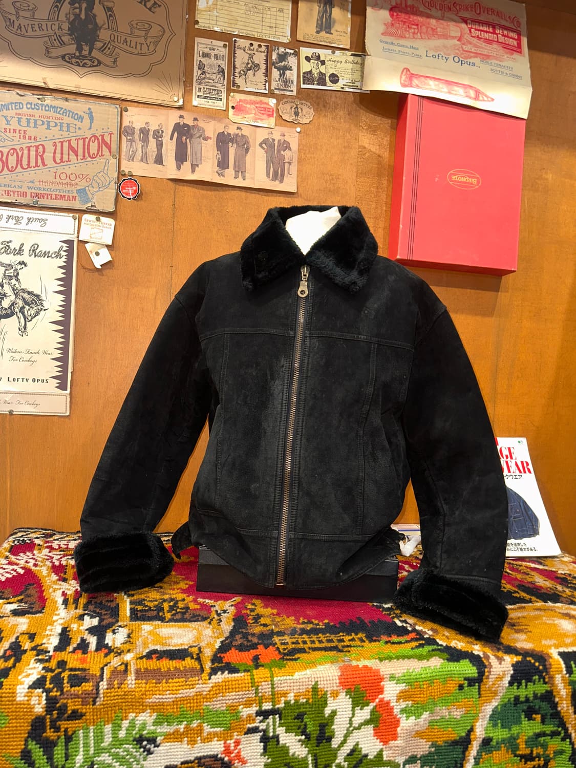 ( XL ) 세무자켓 가죽자켓 스포츠자켓 워크웨어 아메카지 빈티지 상품이미지3