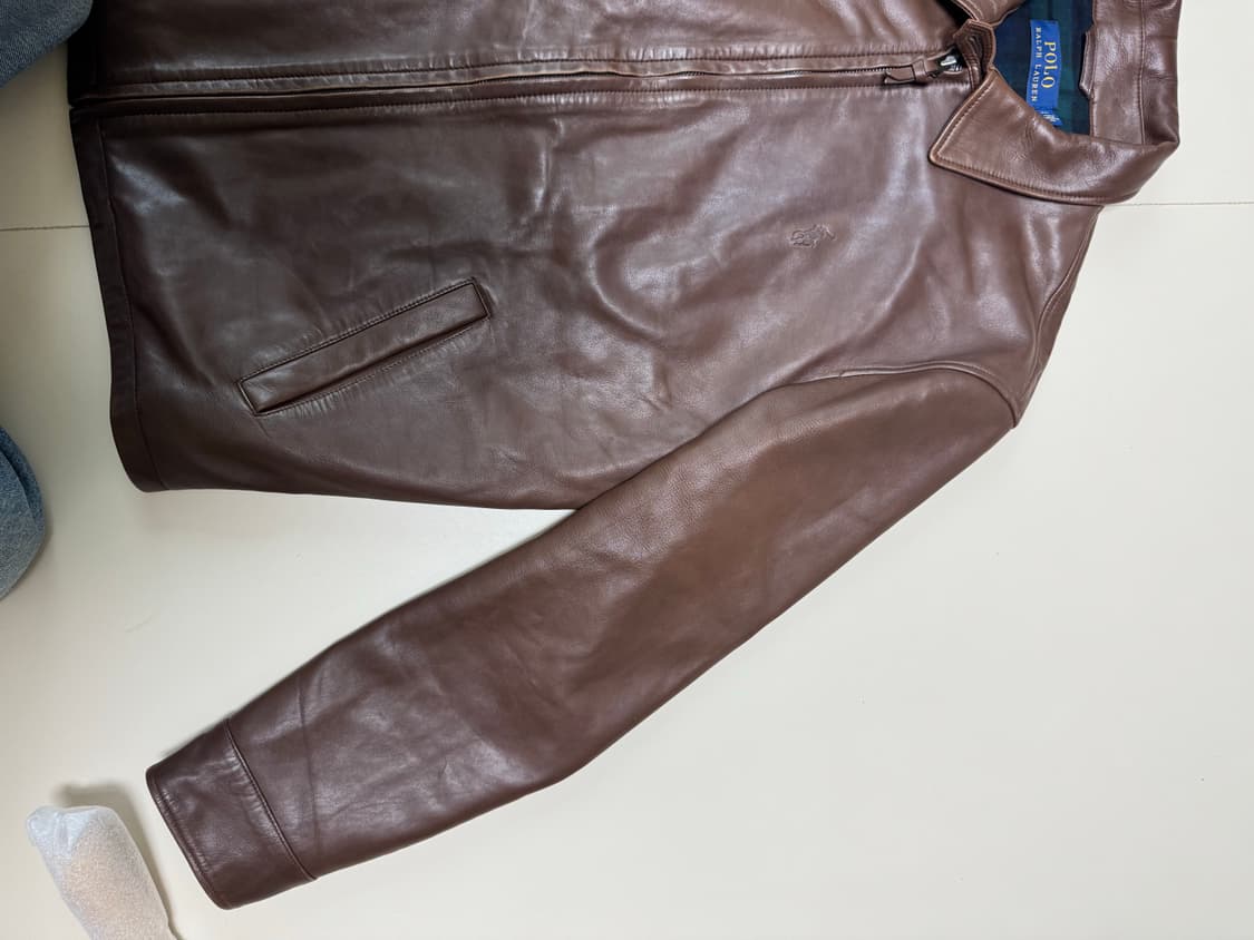 L 폴로 랄프로렌 맥스웰 램스킨 레더 자켓 / 뉴스보이 RRL 상품이미지6