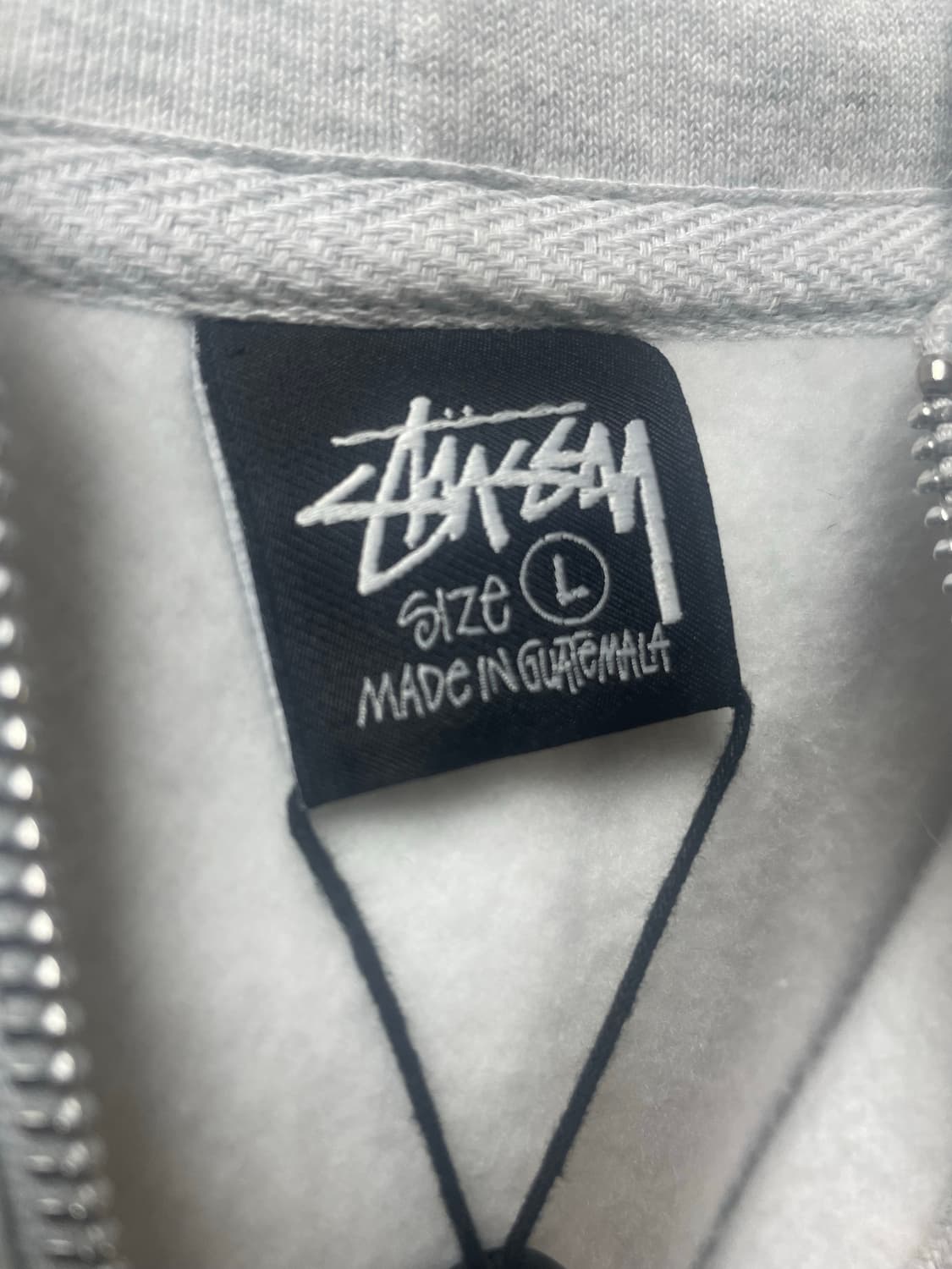 스투시 후드집업 킹핀 애쉬그레이 L 팝니다 상품이미지5