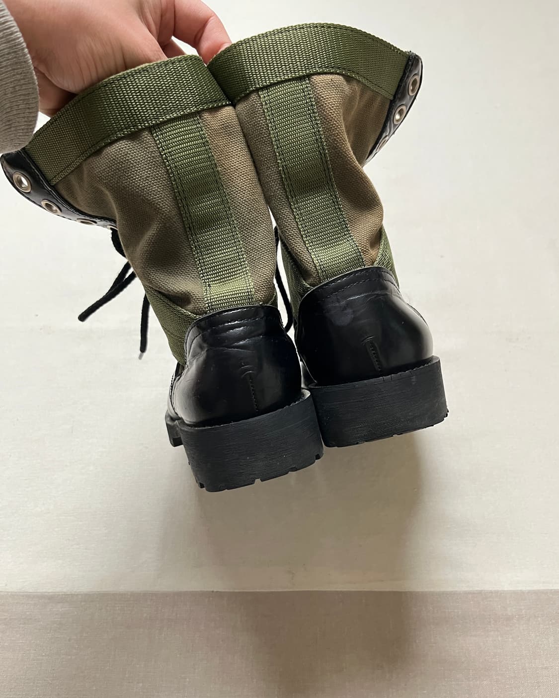 꼼데가르송 컴뱃 부츠 Comme des garcons 밀리터리 부츠 상품이미지7