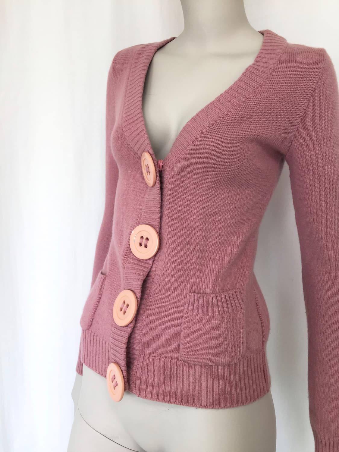 Italy Made Moschino Big button cardigan 상품이미지6