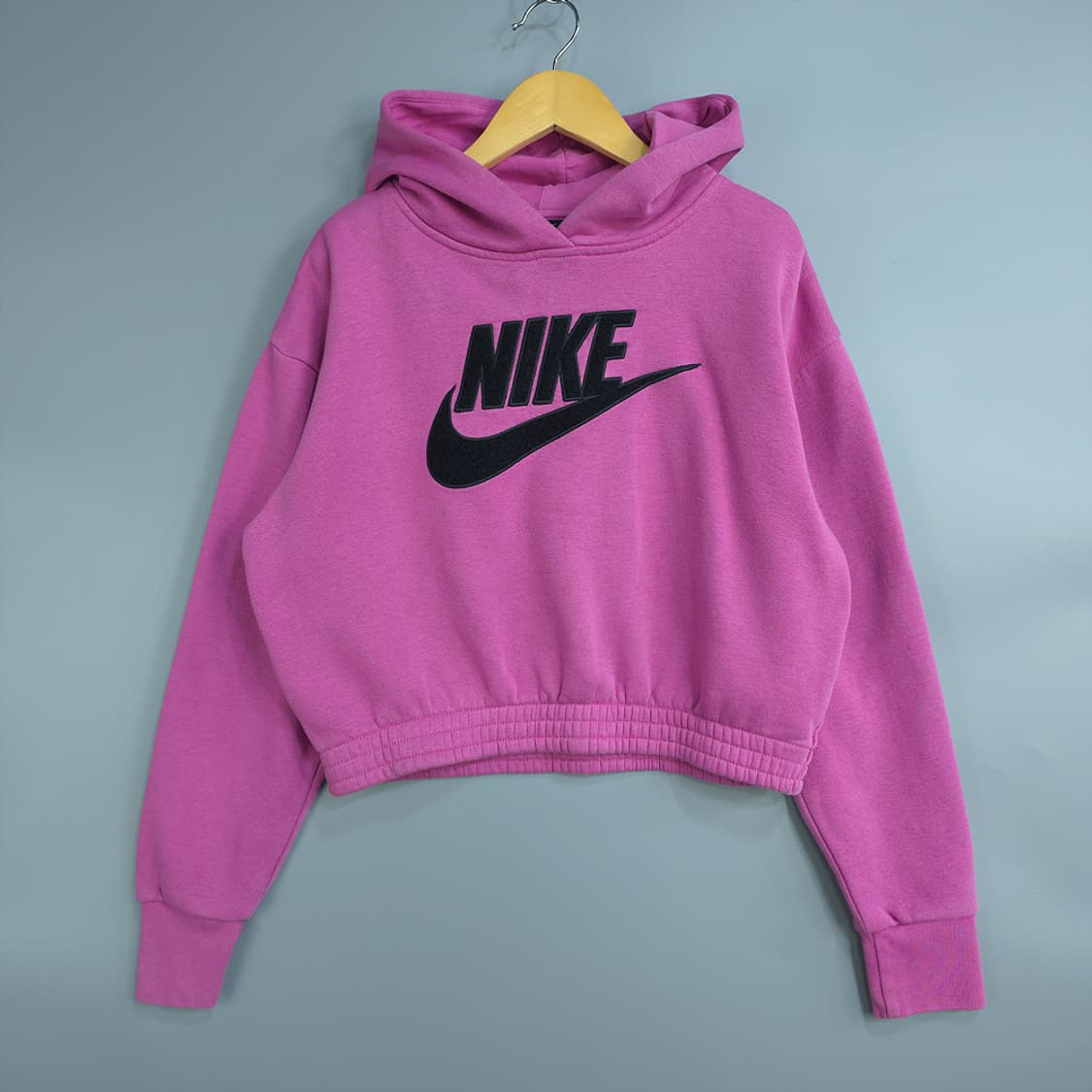 나이키(NIKE) 기모 여성 크롭 후드티 핑크 S 상품이미지2