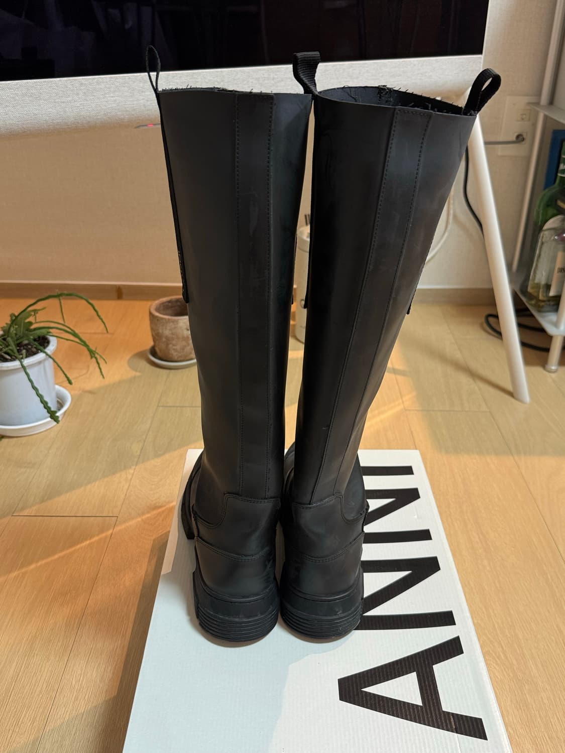 [38] 가니 컨트리 러버 하이 부츠 블랙 상품이미지5