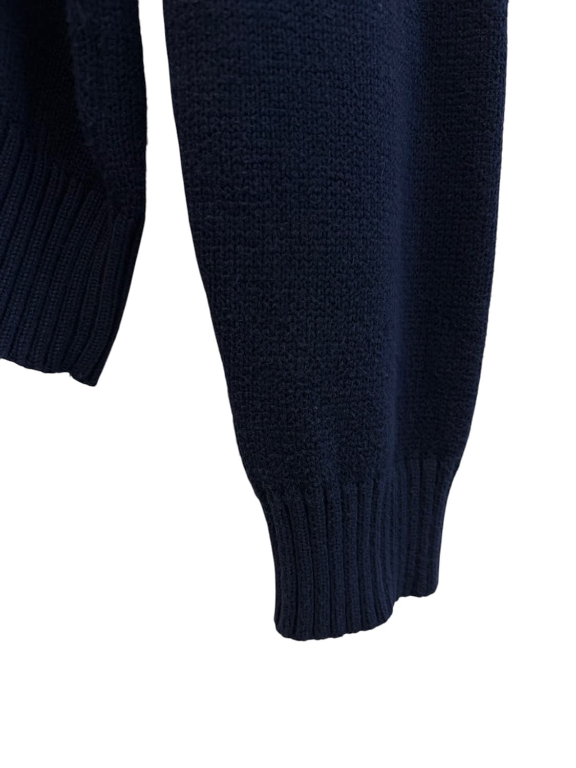 00s 폴로 반집업 니트 네이비 (M/100~105) 상품이미지4