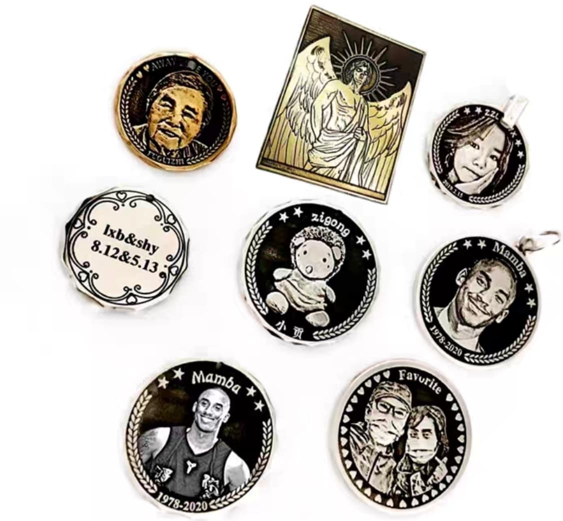 S999 순은 수공예 목걸이  사진 맞춤 펜던트 상품이미지3