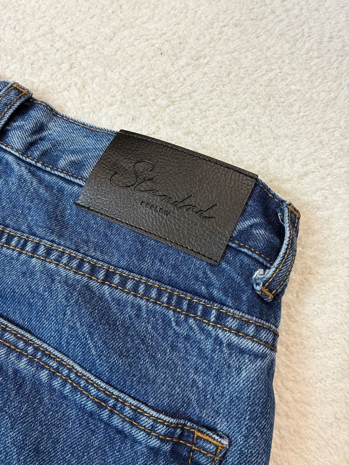 비슬로우 콘밀 원턱 와이드 데님 팬츠 PN6196 상품이미지7