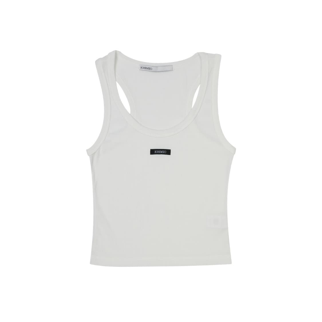 보헤미안서울) Basic Sleeveless Crop Top IV F 상품이미지4