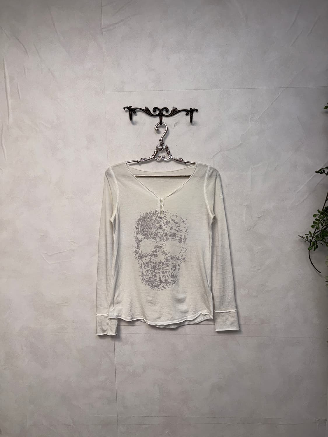 Zadig & Voltaire dot skull button sleeve 상품이미지4