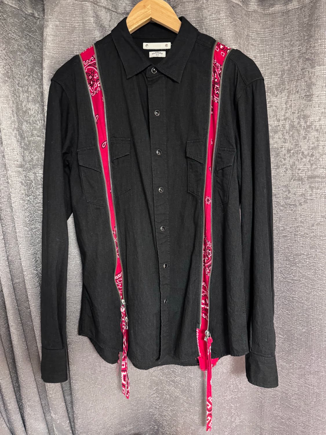 올드파크x마인데님 리메이크 셔츠 상품이미지1